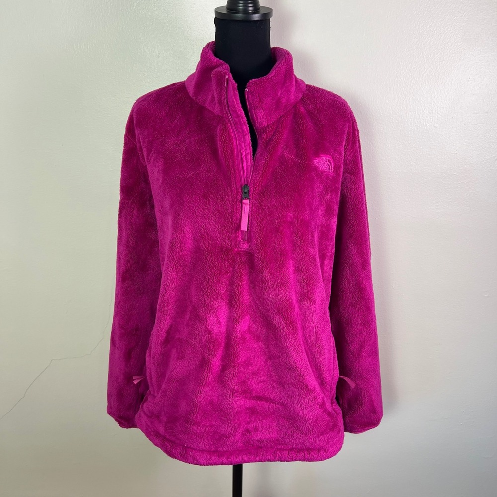 The North Face Osito Quarter Zip Fleece Pullover 2X Pink Gorpcore Barbiecore
